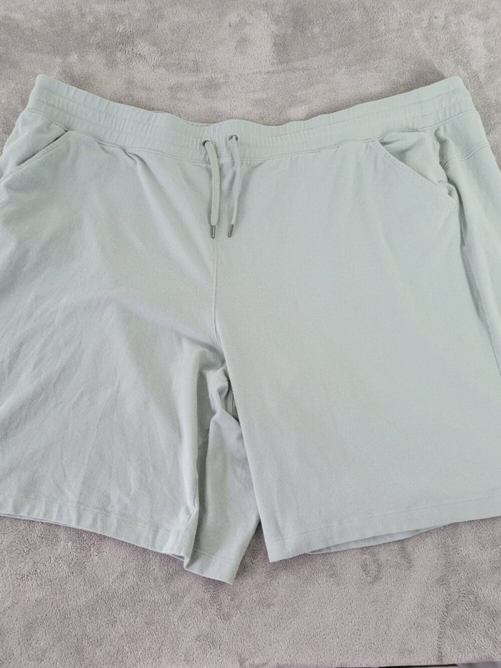 Tek Gear 3X Blue Essential Shorts Womens Plus Drawstring Elastic Waist BLU265E